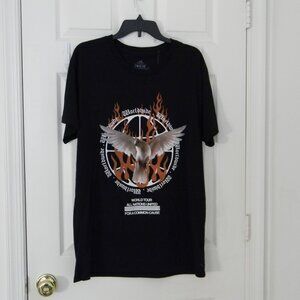 Worldwide World Tour All Nations United Tee Sz L Made in Mexico NWOT